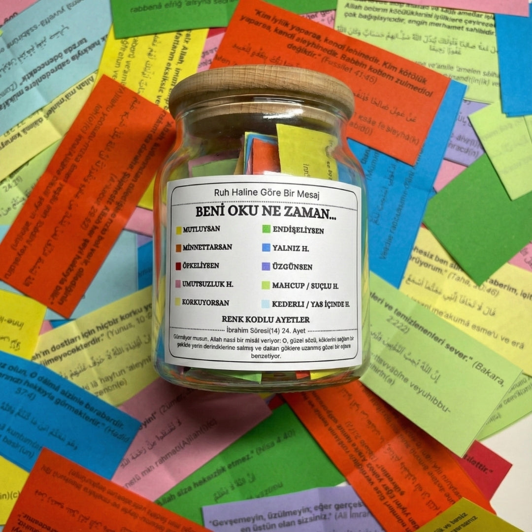 Ayet Kavanozu  Manevi Huzurun Sessiz Daveti